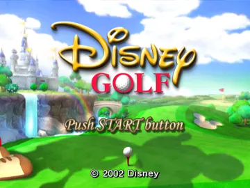 Disney Golf screen shot title